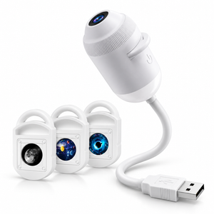 Explosive USB Starry Sky Projection Light for Car Interior, Home, Bedroom, Nightlight, Romantic Galaxy Atmosphere Light